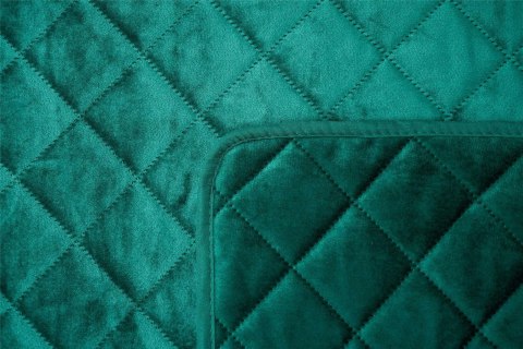 Narzuta dekoracyjna 200x220 Pierre zielona welurowa geometria Narzuta dekoracyjna 200x220 Pierre zielona welurowa geometria