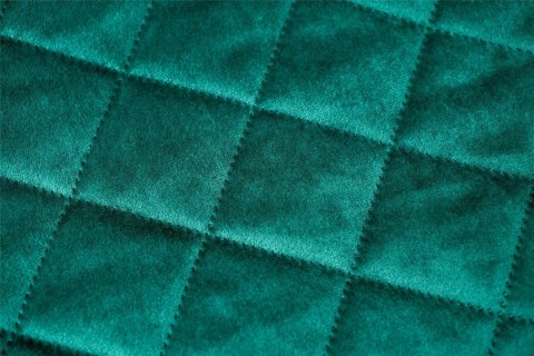 Narzuta dekoracyjna 200x220 Pierre zielona welurowa geometria Narzuta dekoracyjna 200x220 Pierre zielona welurowa geometria