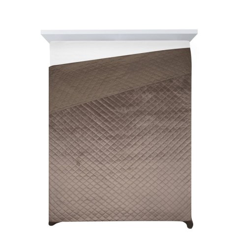 Narzuta dekoracyjna 220x240 Luiz 5 beżowa welurowa D91 Narzuta dekoracyjna 220x240 Luiz 5 beżowa welurowa D91