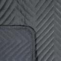 Narzuta dekoracyjna 230x260 Sofia grafitowa welurowa Eurofirany Narzuta dekoracyjna 230x260 Sofia grafitowa welurowa Eurofirany