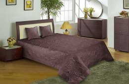 Narzuta na łóżko 170x210 Oriental brązowa pikowana orientalny wzór