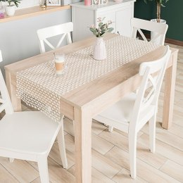 Obrus bieżnik 40x140 Bianca off white gipiurowy z lurexem 061757/KSP/010/040140/1