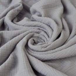 Ochraniacz do łóżeczka Bump Air Muślin 180x30 ciemny szary