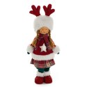 Ozdoba świąteczna Doll lalka 21x12x52 czerwona Eurofirany Ozdoba świąteczna Doll lalka 21x12x52 czerwona Eurofirany