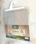Pokrowiec na przewijak 50x70/80 Bamboo beżowy szary 2 pak bawełniany z gumką Pokrowiec na przewijak 50x70/80 Bamboo beżowy szary 2 pak bawełniany z gumką