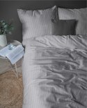 Pościel adamaszkowa 180x200 szara 16 jednobarwna paski 1 cm Pure Pościel adamaszkowa 180x200 szara 16 jednobarwna paski 1 cm Pure