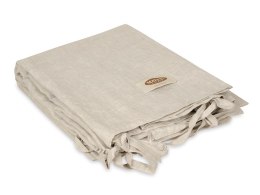 Pościel lniana 220x200 Linen kremowa w pudełku Matex