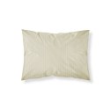 Poszewka adamaszkowa 40x40 ekri jednobarwna paski 1 cm Pure Poszewka adamaszkowa 40x40 ekri jednobarwna paski 1 cm Pure