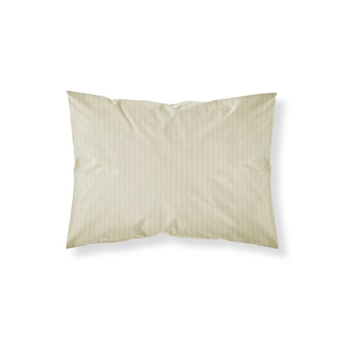 Poszewka adamaszkowa 40x40 ekri jednobarwna paski 1 cm Pure Poszewka adamaszkowa 40x40 ekri jednobarwna paski 1 cm Pure
