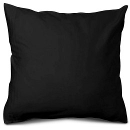 Poszewka satynowa 50x60 Gold czarna jednobarwna Matex