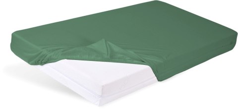 Prześcieradło bawełniane z gumką 70x140 zielone do łóżeczka dziecięcego BabyMatex Prześcieradło bawełniane z gumką 70x140 zielone do łóżeczka dziecięcego BabyMatex