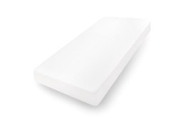 Prześcieradło jersey z gumką 80x160 białe 01 Premium