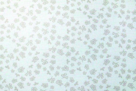 Prześcieradło muślinowe z gumką 60x120 kwiatki Muslin Design Prześcieradło muślinowe z gumką 60x120 kwiatki Muslin Design
