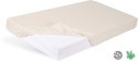 Prześcieradło nieprzemakalne 60x120 beżowe z gumką Bamboo bambusowe do łóżeczka dziecięce podkład Prześcieradło nieprzemakalne 60x120 beżowe z gumką Bamboo bambusowe do łóżeczka dziecięce podkład