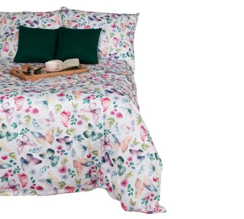 SABRINA, Komplet pościeli PREMIUM z satyny bawełnianej 160x200cm, zadruk dwustronny (do wyczerpania zapasu) T20139/SAT/001/16020 SABRINA, Komplet pościeli PREMIUM z satyny bawełnianej 160x200cm, zadruk dwustronny (do wyczerpania zapasu) T20139/SAT/001/16020