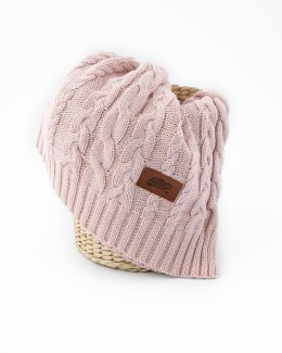 Kocyk bawełniany Mayamoo 80x100 05 ciemny różowy w pudełku 470g/m2