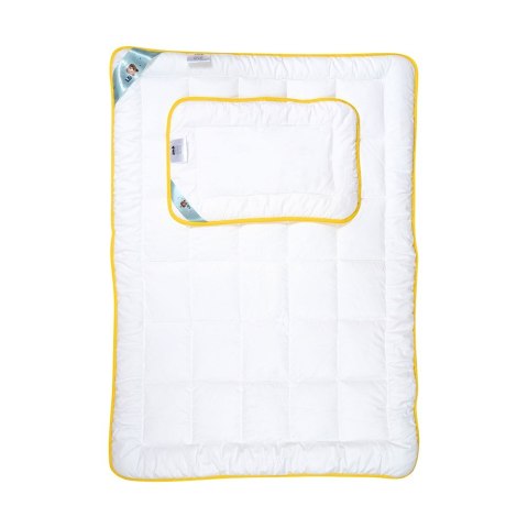 Kołdra półpuchowa 100x135 + poduszka 40x60 PÓŁPUCH 700g+350g komplet dziecięcy biały AMZ Kołdra półpuchowa 100x135 + poduszka 40x60 PÓŁPUCH 700g+350g komplet dziecięcy biały AMZ