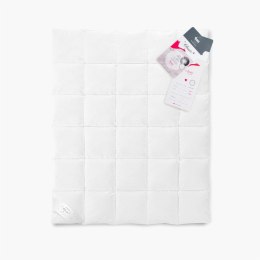 Kołdra puchowa 70% 155x200 Basic całoroczna 1200g biała AMZ