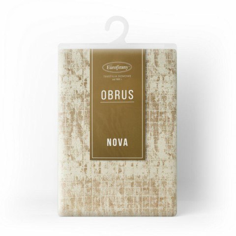 Obrus 140x260 Alina beżowy złoty Eurofirany Obrus 140x260 Alina beżowy złoty Eurofirany