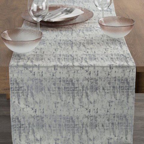 Obrus bieżnik 40x140 Alina srebrny Eurofirany Obrus bieżnik 40x140 Alina srebrny Eurofirany