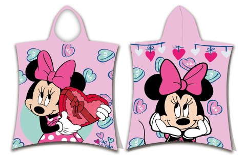 Poncho dla dzieci 50x115 Myszka Minnie różowe ręcznik z kapturem dziecięce August 23 Poncho dla dzieci 50x115 Myszka Minnie różowe ręcznik z kapturem dziecięce August 23