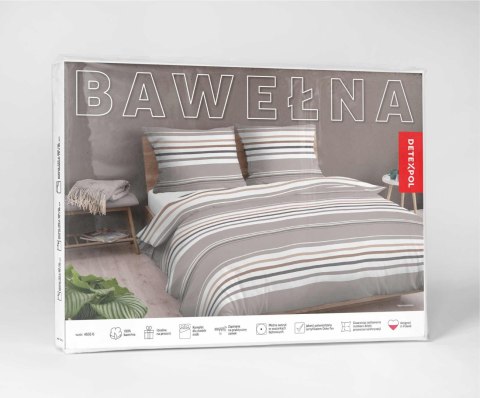 Pościel bawełniana 220x200 Pasy kawa beżowa jasna brązowa 4656 B Bawełna 37 Pościel bawełniana 220x200 Pasy kawa beżowa jasna brązowa 4656 B Bawełna 37
