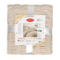 Pościel gofrowana 220x200 beżowa 15 satynowa Matex Pościel gofrowana 220x200 beżowa 15 satynowa Matex