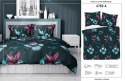 Pościel satynowa 180x200 4769 A ciemna zielona kwiaty Home Satin 54 Pościel satynowa 180x200 4769 A ciemna zielona kwiaty Home Satin 54