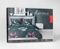 Pościel satynowa 180x200 4769 A ciemna zielona kwiaty Home Satin 54 Pościel satynowa 180x200 4769 A ciemna zielona kwiaty Home Satin 54
