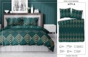 Pościel satynowa 180x200 4771 A zielona złota wzór geometryczny Home Satin 54 Pościel satynowa 180x200 4771 A zielona złota wzór geometryczny Home Satin 54