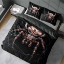 Pościel z mikrofibry 3D 160x200 czarna pająk 4183 A mikro 28 Pościel z mikrofibry 3D 160x200 czarna pająk 4183 A mikro 28