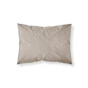 Poszewka adamaszkowa 70x80 taupe beżowa ciemna jednobarwna paski 1 cm Pure Poszewka adamaszkowa 70x80 taupe beżowa ciemna jednobarwna paski 1 cm Pure