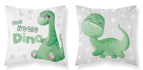 Poszewka bawełniana 40x40 One little Dino uroczy zielony dinozaur biała szara dwustronna PSBA 25 A Mayamoo 26 Poszewka bawełniana 40x40 One little Dino uroczy zielony dinozaur biała szara dwustronna PSBA 25 A Mayamoo 26