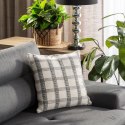Poszewka dekoracyjna 45x45 Boho kremowa srebrna Eurofirany Poszewka dekoracyjna 45x45 Boho kremowa srebrna Eurofirany