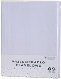 Prześcieradło flanelowe bez gumki 220x240 białe Prześcieradło flanelowe bez gumki 220x240 białe