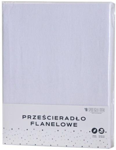 Prześcieradło flanelowe bez gumki 220x240 białe Prześcieradło flanelowe bez gumki 220x240 białe