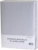 Prześcieradło flanelowe bez gumki 220x240 szare Prześcieradło flanelowe bez gumki 220x240 szare