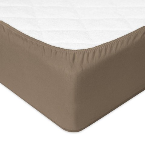 Prześcieradło jersey z gumką 120x200 czekoladowe mleczne L17 Premium Prześcieradło jersey z gumką 120x200 czekoladowe mleczne L17 Premium