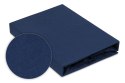 Prześcieradło jersey z gumką 120x200 granatowe 47 Premium Prześcieradło jersey z gumką 120x200 granatowe 47 Premium