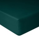 Prześcieradło jersey z gumką 160x200 zielone butelkowe 34 Premium