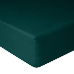 Prześcieradło jersey z gumką 160x200 zielone butelkowe 34 Premium