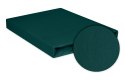 Prześcieradło jersey z gumką 160x200 zielone butelkowe 34 Premium