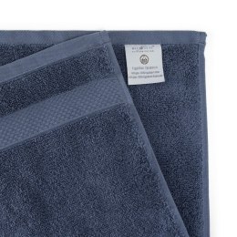 Ręcznik Opulence 50x100 granatowy indigo z bawełny egipskiej 600 g/m2 Nefretete