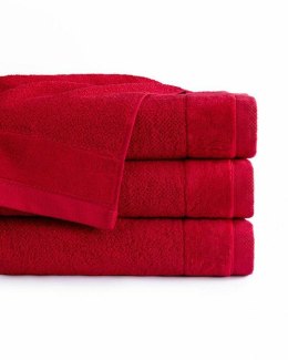 Ręcznik Vito 100x150 czerwony frotte bawełniany 550 g/m2