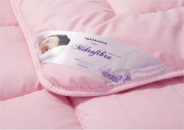 Kołdra antyalergiczna 155x200 Mikrofibra całoroczna 1120g różowa AMZ