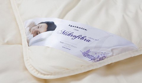 Kołdra antyalergiczna 200x220 Mikrofibra Super Summer 440g kremowa AMZ Kołdra antyalergiczna 200x220 Mikrofibra Super Summer 440g kremowa AMZ