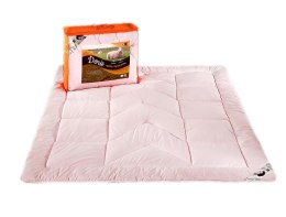 Kołdra wełniana 200x220 Doris różowa 2,20 kg mikrofibra 100% AMW