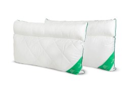 Poduszka anatomiczna 50x60 2 komorowa z wałkiem bawełniana 600g biała AMZ