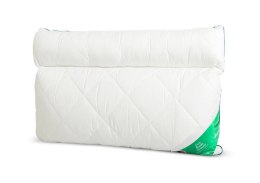 Poduszka anatomiczna 50x60 2 komorowa z wałkiem bawełniana 600g biała AMZ