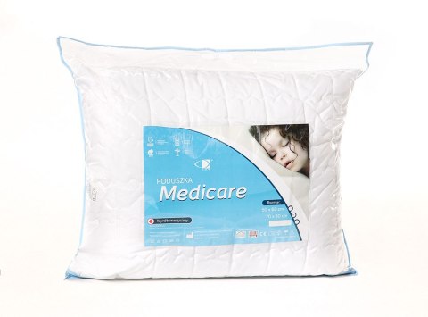 Poduszka antyalergiczna 70x80 Medicare 100% Microfibra biała zapinana na zamek AMW Poduszka antyalergiczna 70x80 Medicare 100% Microfibra biała zapinana na zamek AMW